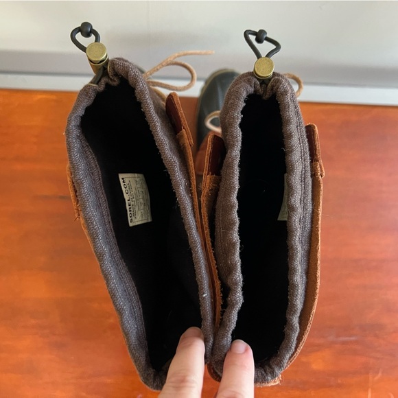 Sorel Conquest Carly II Tall Lace-Up Boot, Cognac/Tan/Black, 10 - Picture 7 of 12